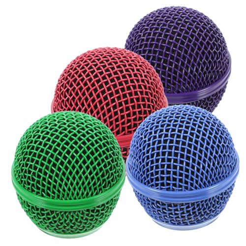 TOYANDONA 4 Stück Mikrofon-mesh-kopf Ball Grill Ersatz-mikrofonkopf Mikrofon Zubehör Mikrofon-kugelkopf-netz Mikrofon-ersatzkopf Mikrofonkopfabdeckung Mesh-mikrofongitter Mikrofonnetz Metall TOYANDONA 4 Stück Mikrofon-mesh-kopf Ball Grill Ersatz-mikrofonkopf Mikrofon Zubehör Mikrofon-kugelkopf-netz Mikrofon-ersatzkopf Mikrofonkopfabdeckung Mesh-mikrofongitter Mikrofonnetz Metall von TOYANDONA