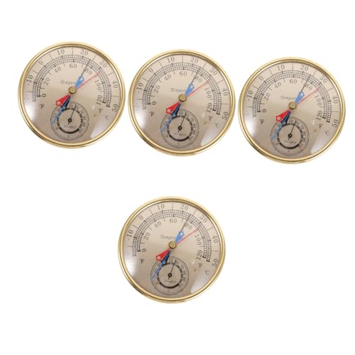 TOYANDONA 4 Stück Thermometer- und Feuchtigkeitsmesser WLAN-Temperatursensor Zimmer drinnen Hygrometer Fieberthermometer für zu Hause Gewächshäuser und Brutstätten Plastik von TOYANDONA