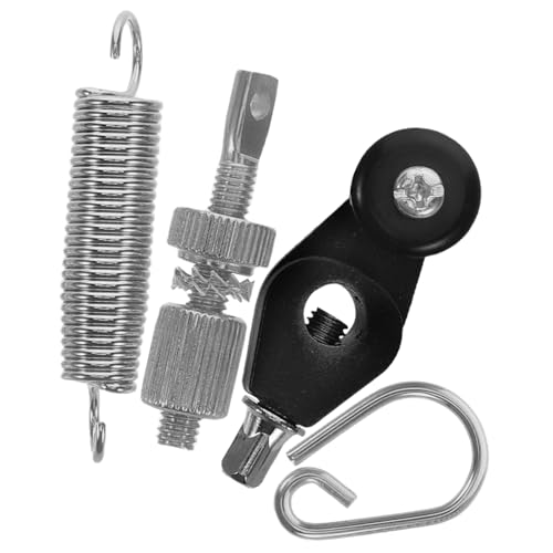 TOYANDONA 4 Stück Trommelpedalfederbaugruppe Pedalfeder Percussion Hardware Instrumententeile Trommel Kickpedalfeder Teile Von Trommeln Pedalspanner Trommelersatzteile Silberner von TOYANDONA