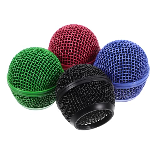 TOYANDONA 4 Stück Zubehör für kabellose Mikrofone Filter für Mikrofon Mikrofon-Windschutz Grill Aufnahme Mikrofon Muff Mikrofon-Ersatzgitter aus Metall Mikrofonkopf aus Metall Mikrofonteile TOYANDONA 4 Stück Zubehör für kabellose Mikrofone Filter für Mikrofon Mikrofon-Windschutz Grill Aufnahme Mikrofon Muff Mikrofon-Ersatzgitter aus Metall Mikrofonkopf aus Metall Mikrofonteile von TOYANDONA