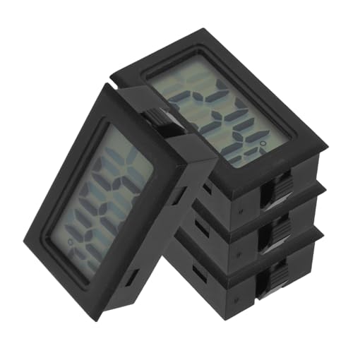 TOYANDONA 4 Stücke Thermometer Thermostat für den Aräometer für Pflanzen Raumthermostat Wohnmobil-Temperaturmonitor Temperaturüberwachung Mini-Hydrometer Plastik Black TOYANDONA 4 Stücke Thermometer Thermostat für den Aräometer für Pflanzen Raumthermostat Wohnmobil-Temperaturmonitor Temperaturüberwachung Mini-Hydrometer Plastik Black von TOYANDONA
