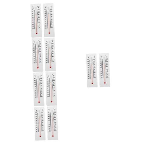 TOYANDONA 5 Sätze Thermometer-schlüsselkasten Im Freien Schlüsselversteck Draußen Schlüsselanhänger Versteckter Schlüsselhalter Schlüsselthermometer Plastik Weiß 2 Stücke * 5 von TOYANDONA