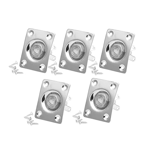 TOYANDONA 5 Stück Steckdosenabdeckplatte Eingang Gitarre elektrisch Teile Gitarrenkabel elektrische Gitarre Buchse für E-Gitarre Steckdose für Gitarre Klinkenstecker Silver TOYANDONA 5 Stück Steckdosenabdeckplatte Eingang Gitarre elektrisch Teile Gitarrenkabel elektrische Gitarre Buchse für E-Gitarre Steckdose für Gitarre Klinkenstecker Silver von TOYANDONA