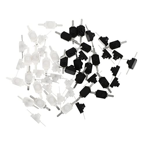 TOYANDONA 50 Stück Power Switch Zubehör Leistung einrastender Druckknopf Taschenlampentaste Zubehör für Taschenlampe Ein-Aus-Ersatz Schalter Eisen Weiß TOYANDONA 50 Stück Power Switch Zubehör Leistung einrastender Druckknopf Taschenlampentaste Zubehör für Taschenlampe Ein-Aus-Ersatz Schalter Eisen Weiß von TOYANDONA