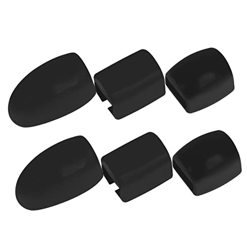 TOYANDONA 6 Stück Sax-Seitentastatur Saxophon Schlüssel Pads Musik-Accessoire Ersatz Zubehör für Musikinstrumente Instrumentenzubehör Zubehör für Instrumente Kieselgel Black von TOYANDONA