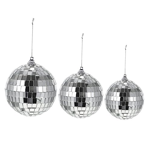 TOYANDONA 6 Stück Spiegelkugelverzierung Dekorationen Spiegel Discokugeln Ornamente Spiegel-disco Mini-disco-kugeln Ball Party Diskokugel Zum Aufhängen Discokugel Spiegeln Glas Silver TOYANDONA 6 Stück Spiegelkugelverzierung Dekorationen Spiegel Discokugeln Ornamente Spiegel-disco Mini-disco-kugeln Ball Party Diskokugel Zum Aufhängen Discokugel Spiegeln Glas Silver von TOYANDONA