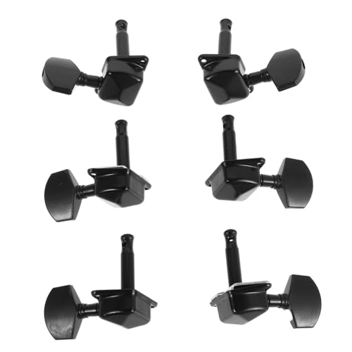 TOYANDONA 6 Stück Stimmgeräte für Akustikgitarren Stimmwirbelgriff für Folk-Gitarre, Stimmwirbelkopf E-Bass-Tuner Schwarze Gitarrentuner Stimmschlüssel Gitarrenknöpfe Bassknopf Metall TOYANDONA 6 Stück Stimmgeräte für Akustikgitarren Stimmwirbelgriff für Folk-Gitarre, Stimmwirbelkopf E-Bass-Tuner Schwarze Gitarrentuner Stimmschlüssel Gitarrenknöpfe Bassknopf Metall von TOYANDONA
