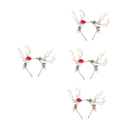 TOYANDONA 8 Stk Stirnband Weihnachtskopfschmuck Party-stirnbänder Weihnachtshirsch Stirnbänder Weihnachts-hirsch-haarreifen Weihnachtskopf Zubehör Fräulein Schmücken Die Blumen Plastik TOYANDONA 8 Stk Stirnband Weihnachtskopfschmuck Party-stirnbänder Weihnachtshirsch Stirnbänder Weihnachts-hirsch-haarreifen Weihnachtskopf Zubehör Fräulein Schmücken Die Blumen Plastik von TOYANDONA