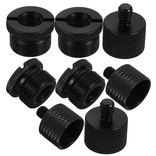 TOYANDONA 8 Stück 5/8 Stativadapter Mikrofon-Clip Schraubadapter für Mikrofonständer schrauben Mikrofon -Standadapter Mikrofon-Schraubadapter 3/8 auf 5/8 Aluminiumlegierung Schwarz TOYANDONA 8 Stück 5/8 Stativadapter Mikrofon-Clip Schraubadapter für Mikrofonständer schrauben Mikrofon -Standadapter Mikrofon-Schraubadapter 3/8 auf 5/8 Aluminiumlegierung Schwarz von TOYANDONA