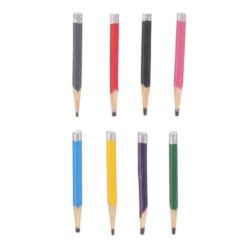 TOYANDONA 8 Stück Mini-Briefpapier Büro Mini-Puppenhauszubehör Bleistifte Miniatur-Bleistift Wachsmalstift Schulbehörde hölzern bunt Schreibtisch Zurück Schulspielzeug Holz TOYANDONA 8 Stück Mini-Briefpapier Büro Mini-Puppenhauszubehör Bleistifte Miniatur-Bleistift Wachsmalstift Schulbehörde hölzern bunt Schreibtisch Zurück Schulspielzeug Holz von TOYANDONA