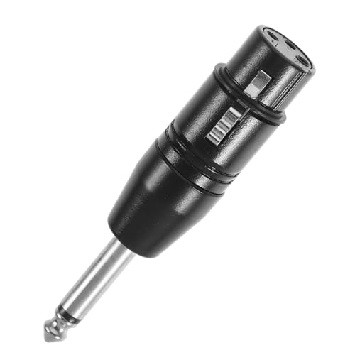 TOYANDONA Audio-Adapter Audioadapter Mikrofon Versorgung Stereo-klinkenadapter Auf 6,35 Mm 1/4 Auf XLR-buchse Männlich Zu Weiblich Adapter XLR Auf 1/4-kupplung Zinklegierung Schwarz TOYANDONA Audio-Adapter Audioadapter Mikrofon Versorgung Stereo-klinkenadapter Auf 6,35 Mm 1/4 Auf XLR-buchse Männlich Zu Weiblich Adapter XLR Auf 1/4-kupplung Zinklegierung Schwarz von TOYANDONA