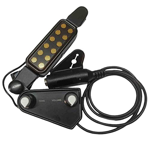 TOYANDONA Gitarren Tonabnehmer Drumsticks Bass Tune Potentiometer Tonausrüstung Akustikgitarrenständer Instrument Piezoelektrische Verstärker Kabel Kopfhörer Tonabnehmer Für Banjo von TOYANDONA
