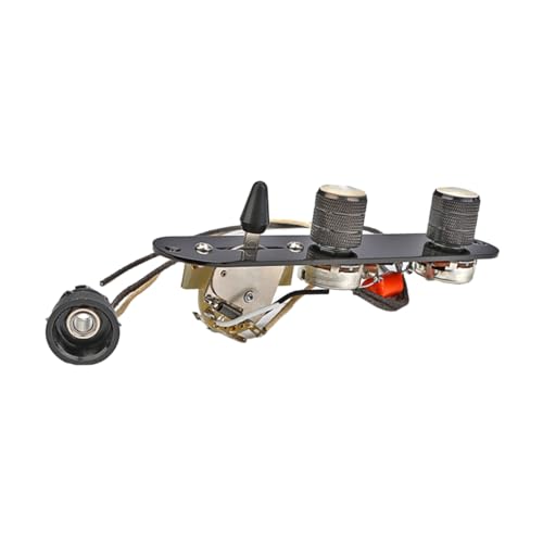 TOYANDONA Gitarren-eisenplatte Gitarren-steuerplatte Knöpfe Verkabelung Potentiometer Schlüssel Gitarrenkabel Akustikgitarre Teile Akustisch Zubehör Für Gitarre Metall Black TOYANDONA Gitarren-eisenplatte Gitarren-steuerplatte Knöpfe Verkabelung Potentiometer Schlüssel Gitarrenkabel Akustikgitarre Teile Akustisch Zubehör Für Gitarre Metall Black von TOYANDONA