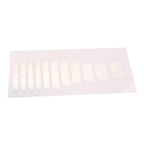 TOYANDONA Gitarrenaufkleber Vinyl Griffbrett Abschrägungsaufkleber Gitarrenaufkleber Für Gitarren Gitarren Aufkleber Silber TOYANDONA Gitarrenaufkleber Vinyl Griffbrett Abschrägungsaufkleber Gitarrenaufkleber Für Gitarren Gitarren Aufkleber Silber von TOYANDONA