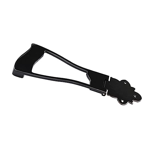 TOYANDONA Gitarrenkabel hohl Gold Brücke für E-Gitarre Ersatzteil für Jazzgitarre Bass Saitenhalter Zubehör für Musikinstrumente einfacher Gitarrensteg Metall Black TOYANDONA Gitarrenkabel hohl Gold Brücke für E-Gitarre Ersatzteil für Jazzgitarre Bass Saitenhalter Zubehör für Musikinstrumente einfacher Gitarrensteg Metall Black von TOYANDONA