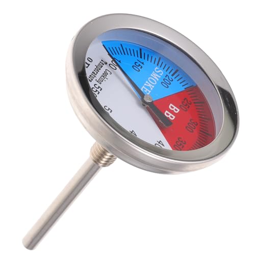 TOYANDONA Grillthermometer Bimetall Thermometer für Präzise Temperaturmessung Beim Grillen und Langlebig für Einfache Ablesbarkeit TOYANDONA Grillthermometer Bimetall Thermometer für Präzise Temperaturmessung Beim Grillen und Langlebig für Einfache Ablesbarkeit von TOYANDONA