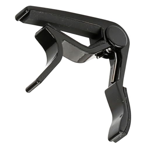 TOYANDONA Kapodaster Klassisch Gitarren-kapos Stimmgerät Für Elektronische Gitarre Gitarrenpart Tuner Gitarrenclip Gitarrenzubehör Ukulele-tuner Zubehör Für Akustikgitarren Metall Black von TOYANDONA