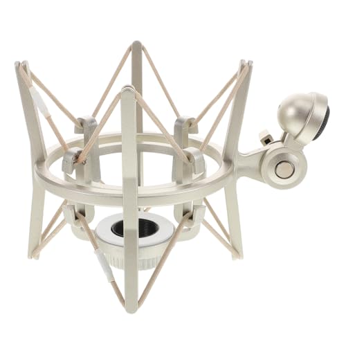 TOYANDONA Mikrofon-stoßdämpferhalterung, Mikrofonhalter Mit Kunststoffgewinde, Vibrationshemmender Mikrofon-tischständer Für Die Musikproduktion Im TOYANDONA Mikrofon-stoßdämpferhalterung, Mikrofonhalter Mit Kunststoffgewinde, Vibrationshemmender Mikrofon-tischständer Für Die Musikproduktion Im von TOYANDONA