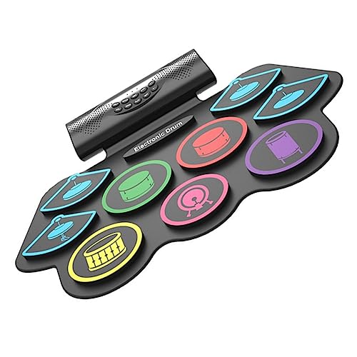 TOYANDONA Satz Strike Pad elektronische Schlagzeug-Sets elektrische Schlagzeug-Sets für Erwachsene lautsprecher Übungspad-Kit lange Stunden Spielzeit drum Kieselgel TOYANDONA Satz Strike Pad elektronische Schlagzeug-Sets elektrische Schlagzeug-Sets für Erwachsene lautsprecher Übungspad-Kit lange Stunden Spielzeit drum Kieselgel von TOYANDONA