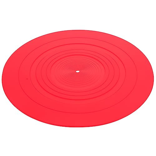 TOYANDONA Silikon Vinyl Schutzpolster für Langlebige Schallplattenmatte Stabilisierung und Reinigung von Schallplatten Zubehör von TOYANDONA