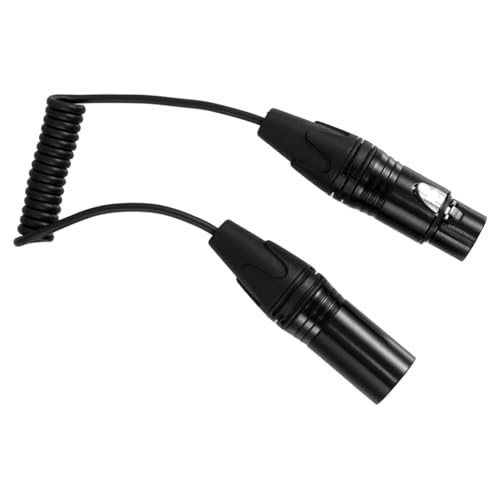 TOYANDONA Symmetrisches Xlr Kabel Stecker Buchse Poliges Federkabel für Mikrofone Lautsprecher Mischpulte Aufnahme und Dj Setups Platzsparendes Design Rauschfreier TOYANDONA Symmetrisches Xlr Kabel Stecker Buchse Poliges Federkabel für Mikrofone Lautsprecher Mischpulte Aufnahme und Dj Setups Platzsparendes Design Rauschfreier von TOYANDONA