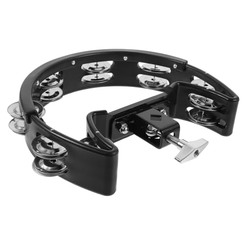 TOYANDONA Tambourin Handglocken Klingglöckchen Kuhglocke trommeln Stahltrommel-Instrument kleine Schlaginstrumente Glocke handgehalten tragbare Glocke Stahlblech Black TOYANDONA Tambourin Handglocken Klingglöckchen Kuhglocke trommeln Stahltrommel-Instrument kleine Schlaginstrumente Glocke handgehalten tragbare Glocke Stahlblech Black von TOYANDONA