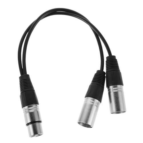 TOYANDONA Universelles Mikrofon-splitterkabel: 3-poliges Xlr-buchse-auf-dual-xlr-stecker-y-kabel – Symmetrisches Mikrofon-splitterkabel 30 Cm – Ideal Für Audiogeräte TOYANDONA Universelles Mikrofon-splitterkabel: 3-poliges Xlr-buchse-auf-dual-xlr-stecker-y-kabel – Symmetrisches Mikrofon-splitterkabel 30 Cm – Ideal Für Audiogeräte von TOYANDONA