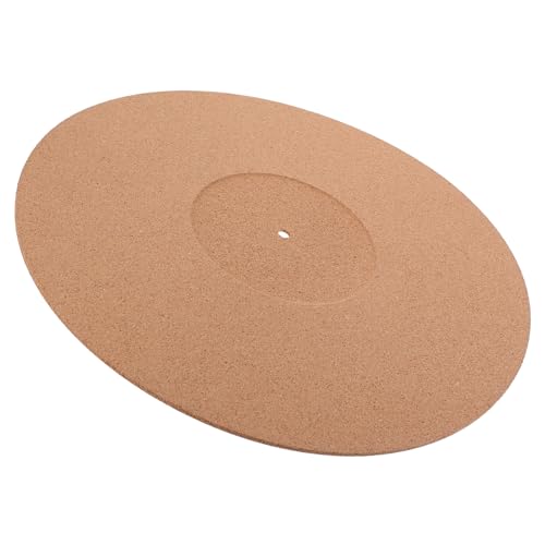 TOYANDONA Vinyl Schallplattenmatte Aus Kork Antistatische Schutzunterlage rutschfeste Slipmat Für Hochwertiges Korkmaterial TOYANDONA Vinyl Schallplattenmatte Aus Kork Antistatische Schutzunterlage rutschfeste Slipmat Für Hochwertiges Korkmaterial von TOYANDONA