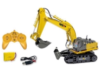 HUINA - Excavator R/C 1:16 - Yellow(471450) von TOYMAX