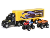 Monster Truck Hauler 22' w/2 trucks 1:43 R/C ass. von TOYMAX