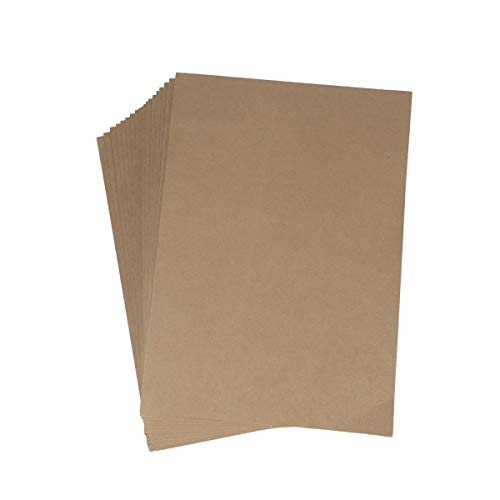 TOYMYTOY Kraft Dokumentenmappe A4 Ordnungsmappe File Folder, Ränder aus Karton, 20 Stück, braun von TOYMYTOY