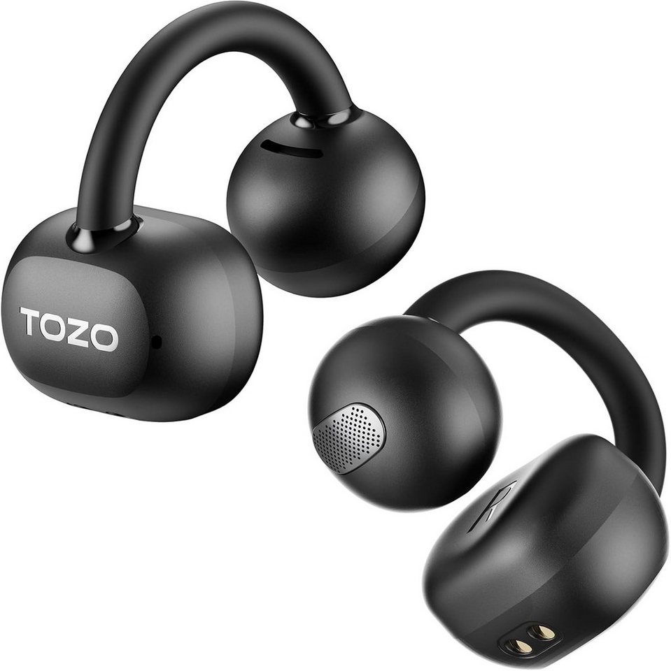 TOZO Bluetooth 5.4 Leicht und Bequem Clip Open-Ear-Kopfhörer (Federleichte Open-Ear-Kopfhörer mit klarem Klang, tiefem Bass, intuitiver Touch-Steuerung, IPX5-Wasserschutz und bis zu 40 Stunden Spielzeit für ganztägigen Komfort und Vielseitigkeit., Bluetooth, mit APP, 40 Std Spielzeit, LED-Anzeige für Sport) TOZO Bluetooth 5.4 Leicht und Bequem Clip Open-Ear-Kopfhörer (Federleichte Open-Ear-Kopfhörer mit klarem Klang, tiefem Bass, intuitiver Touch-Steuerung, IPX5-Wasserschutz und bis zu 40 Stunden Spielzeit für ganztägigen Komfort und Vielseitigkeit., Bluetooth, mit APP, 40 Std Spielzeit, LED-Anzeige für Sport) von TOZO