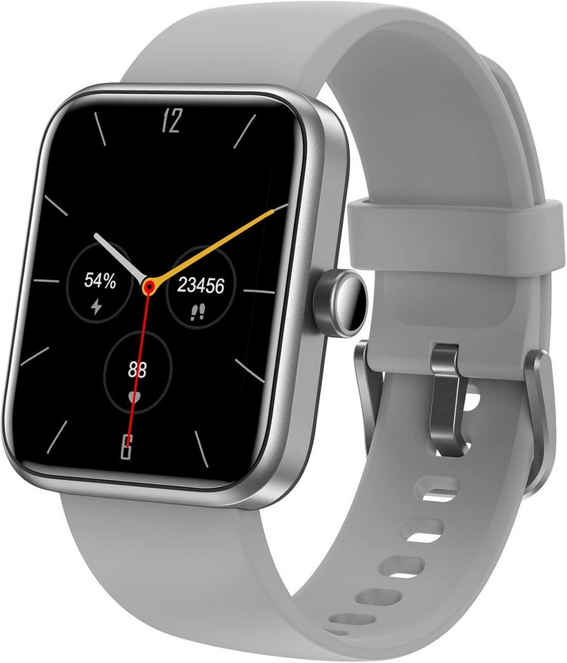 TOZO Fur Damen Herren mit,Fitness Tracker Sport HD Touchscreen Smartwatch (1.69 Zoll, Andriod iOS), mit Herzfrequenz Blutsauerstoffmonitor Schlafmonitor,5ATM Wasserdicht von TOZO
