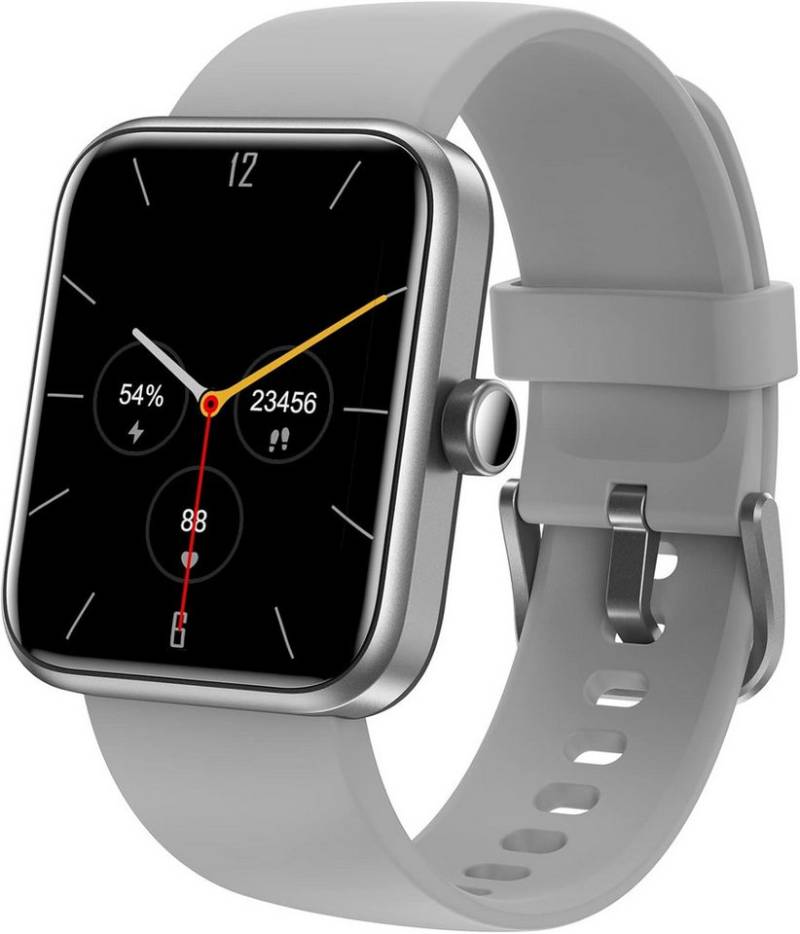TOZO Fur Damen Herren mit,Fitness Tracker Sport HD Touchscreen Smartwatch (1.69 Zoll, Andriod iOS), mit Herzfrequenz Blutsauerstoffmonitor Schlafmonitor,5ATM Wasserdicht von TOZO
