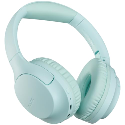 TOZO HA1 Faltbare Over Ear Kopfhörer 5.4 Bluetooth Kopfhörer, ENC Noise Cancelling Kopfhörer, Kopfhörer Kabellos Bluetooth mit App Steuerung, 70 Std Spielzeit Stereo Tiefer Bass, Grün von TOZO