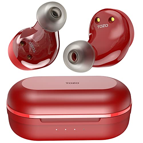 TOZO NC9 Bluetooth Headphones, Wireless Headphones with Hybrid Active Noise Cancellation, Bluetooth 5.3 Earphones, Stereo In-Ear Headphones with Immersive Sound, 3 Microphones von TOZO
