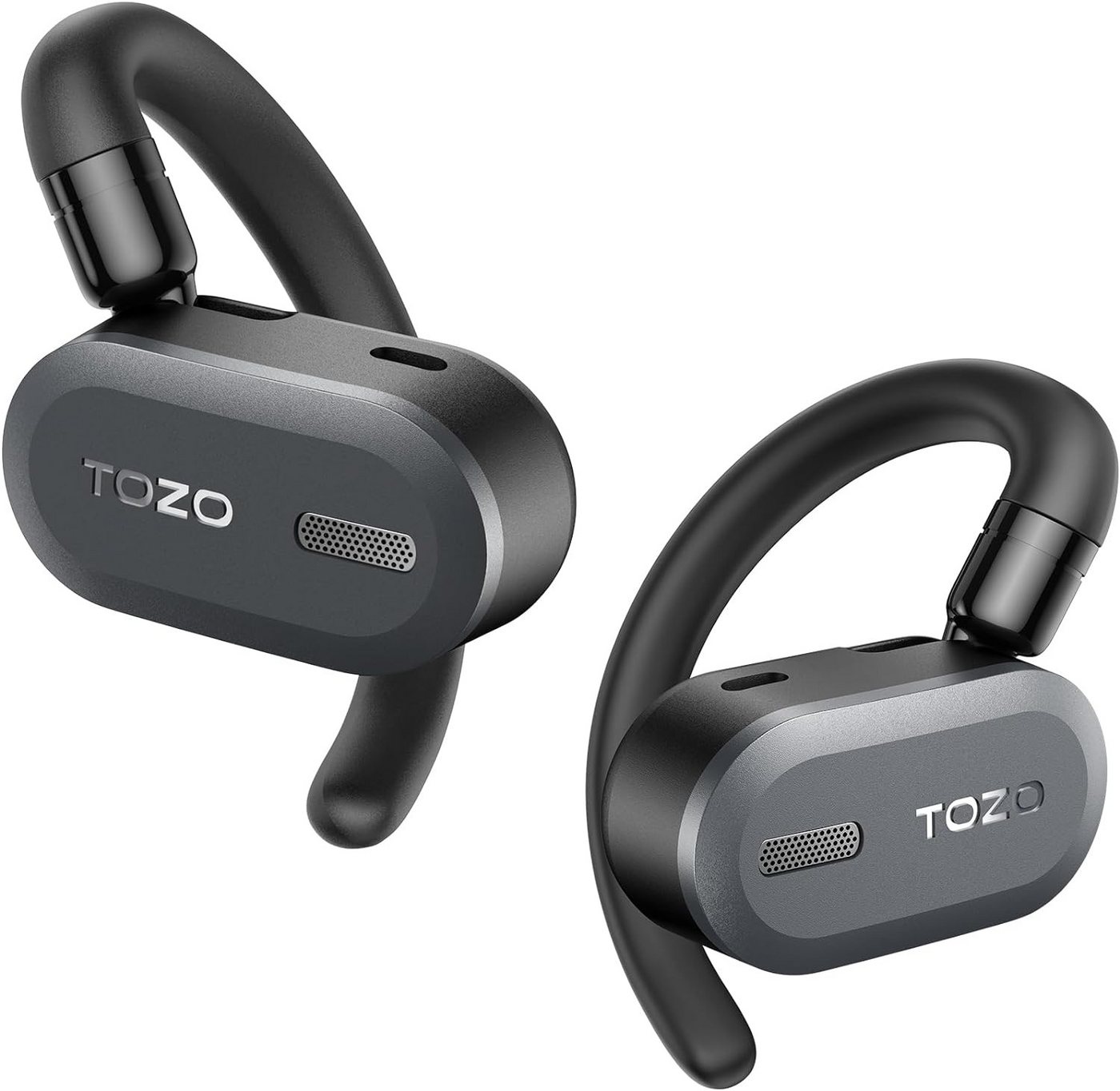 TOZO Open Buds Leichte Kabellos 5.3 mit Mehrwinkelverstellung In-Ear-Kopfhörer (Dynamische Passform für perfekten Halt bei jeder Aktivität., Offenes Ohrdesign für langanhaltenden Komfort Kristallklare Anrufe) von TOZO