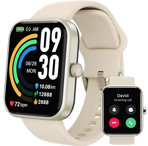 TOZO S3 Smartwatch Damen Herren 1,78" HD Fitnessuhr mit Telefonfunktion,Fitness Tracker Uhr mit Pulsmesser Schlaftracker Schrittzähler 100 Sportmodi,IP68 Wasserdicht Sportuhr für Android iOS, Gold TOZO S3 Smartwatch Damen Herren 1,78" HD Fitnessuhr mit Telefonfunktion,Fitness Tracker Uhr mit Pulsmesser Schlaftracker Schrittzähler 100 Sportmodi,IP68 Wasserdicht Sportuhr für Android iOS, Gold von TOZO