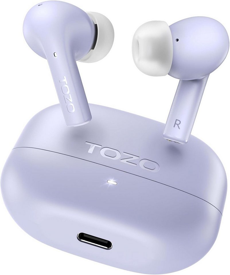 TOZO kabellos Bluetooth 5.3 Anruf Noise Cancelling In-Ear-Kopfhörer (Erleben Sie kristallklaren Sound und stabile Verbindung mit diesen Bluetooth 5.3 In-Ear Kopfhörern, ausgestattet mit 32 EQ-Einstellungen und langer Akkulaufzeit für ein perfektes Audioerlebnis., mit Tiefer Bass 2 Mikrofone 30 Std) TOZO kabellos Bluetooth 5.3 Anruf Noise Cancelling In-Ear-Kopfhörer (Erleben Sie kristallklaren Sound und stabile Verbindung mit diesen Bluetooth 5.3 In-Ear Kopfhörern, ausgestattet mit 32 EQ-Einstellungen und langer Akkulaufzeit für ein perfektes Audioerlebnis., mit Tiefer Bass 2 Mikrofone 30 Std) von TOZO