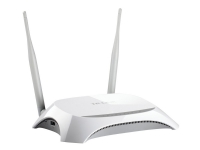 TP-Link 3G/4G-WLAN-Router, Wi-Fi 4 (802.11n), Einzelband (2,4GHz), Eingebauter Ethernet-Anschluss, Schwarz, Weiß, Tabletop-Router von TP-LINK