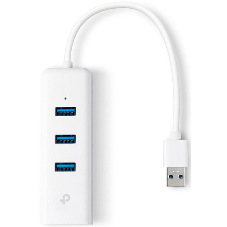 3-Port-USB3.0-Hub & Gigabit-Ethernet-Adapter, USB-Hub von TP-Link