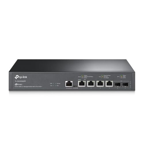 TP-LINK 4-Port 10G Managed POE Switch, TL-SX3206HPP TP-LINK 4-Port 10G Managed POE Switch, TL-SX3206HPP von TP-Link