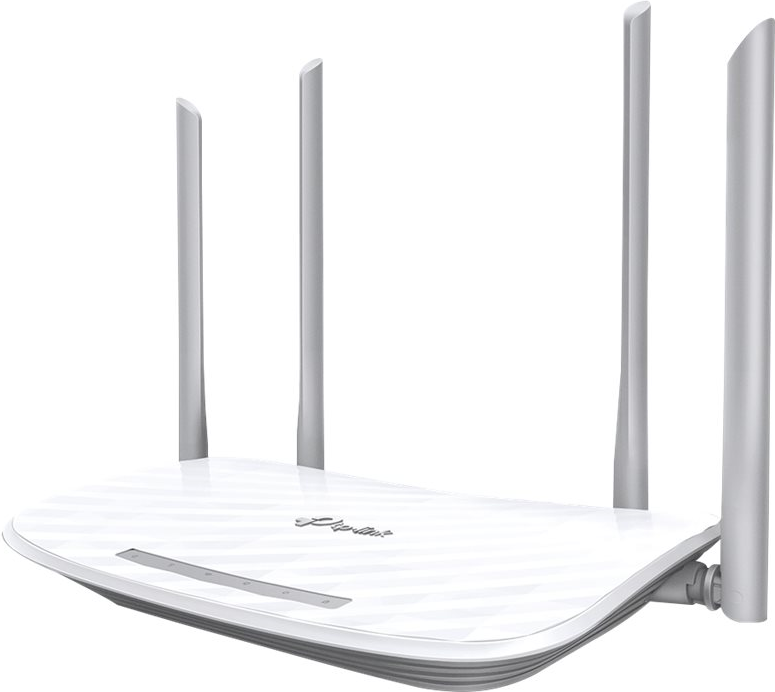 TP-LINK AC1200 Dual-Band Wi-Fi Router, 867Mbps at 5GHz + 300Mbps at 2.4GHz, 5 10/100M Ports, 4 antennas, IPTV, Access Point Mode, Facebook Wi-Fi, IPv6 Ready, Tether App (ARCHER A5) von TP-Link