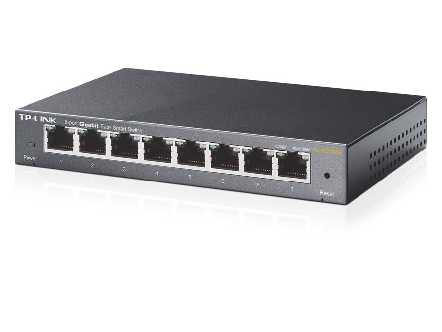 TP-LINK Gigabit Netzwerk-Switch TL-SG108E, 8-Port von TP-Link