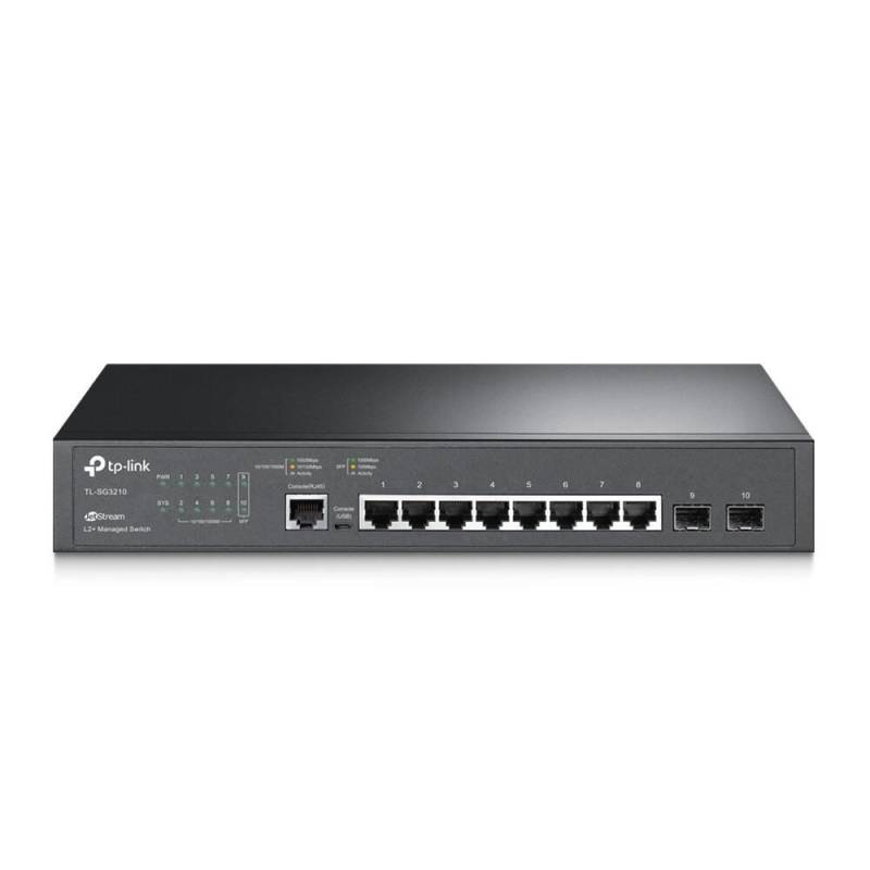 TP-LINK JetStream TL-SG3210 8-Port Gigabit Switch mit 2 SFP-Slots von TP-Link