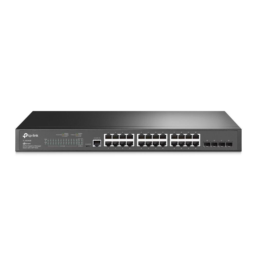 TP-LINK JetStream TL-SG3428 24-Port Gigabit L2 Managed Switch mit 4 SFP-Slots von TP-Link