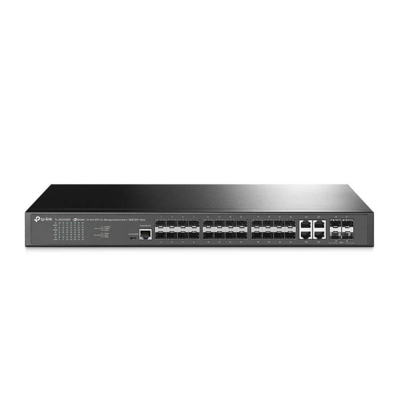 TP-LINK JetStream TL-SG3428XF 28-Ports 20xGigabit SFP + 4xSFP+ 4xRJ-45 Ports ... von TP-Link