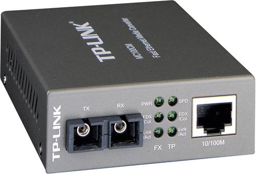 TP-LINK MC100CM LAN, SC Simplex Netzwerk-Medienkonverter 100MBit/s von TP-Link