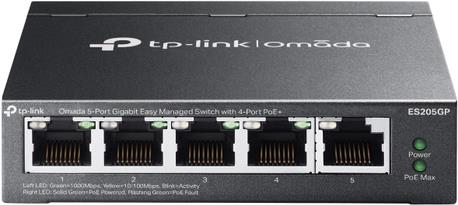 TP-LINK Omada ES205GP Switch 5-Port (4x PoE+) (ES205GP) von TP-Link