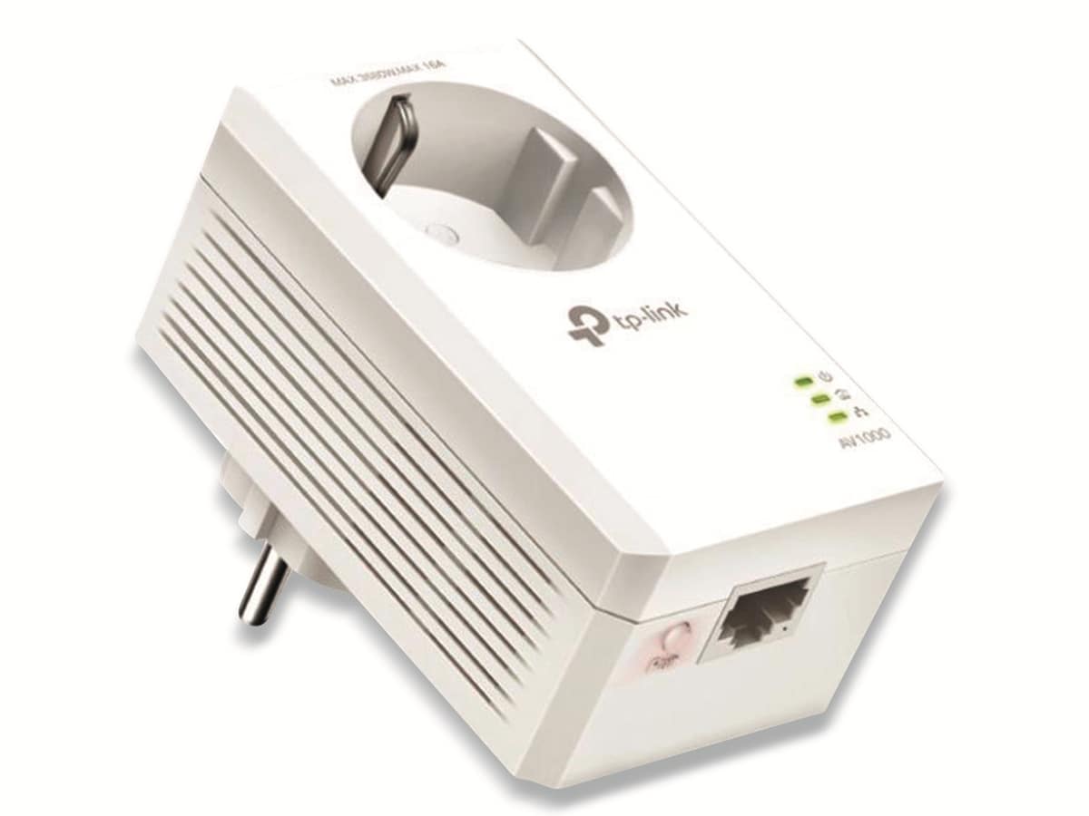 TP-LINK Powerline-Adapter TL-PA7017P, AC Passtrough, AV1000 von TP-Link